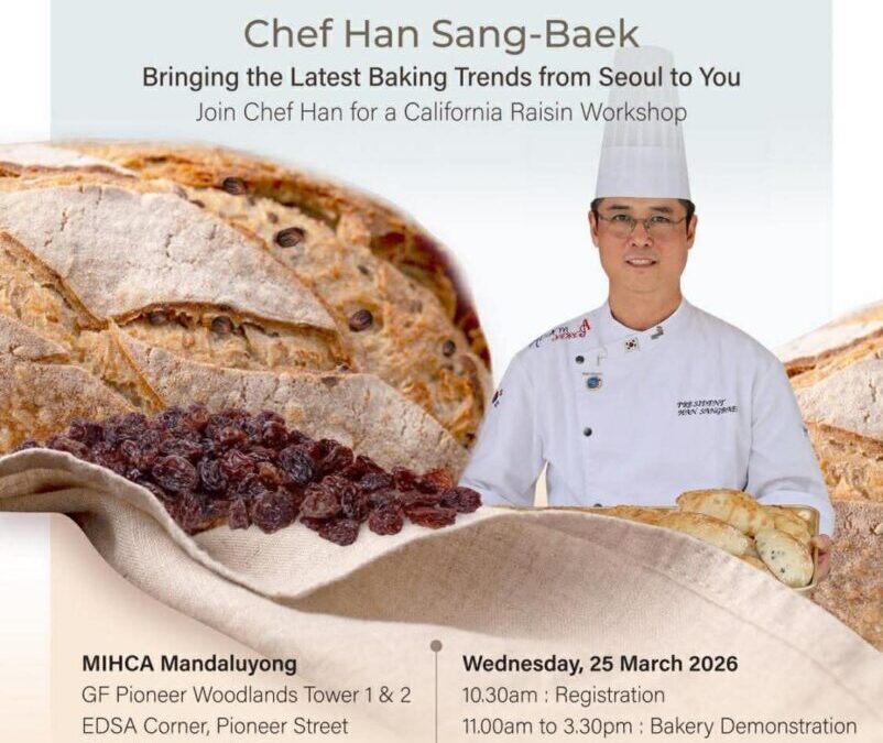 Join Chef Han Sang-Baek for a FREE | March 25, 2026